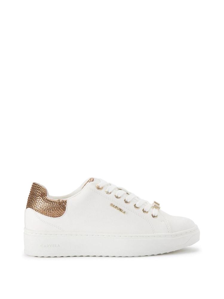 Blanco y dorado - Zapatillas Dream 2 de Carvela - Imagen 2 de 5 Blanco y dorado - Zapatillas Dream 2 de Carvela - Imagen 2 de 5