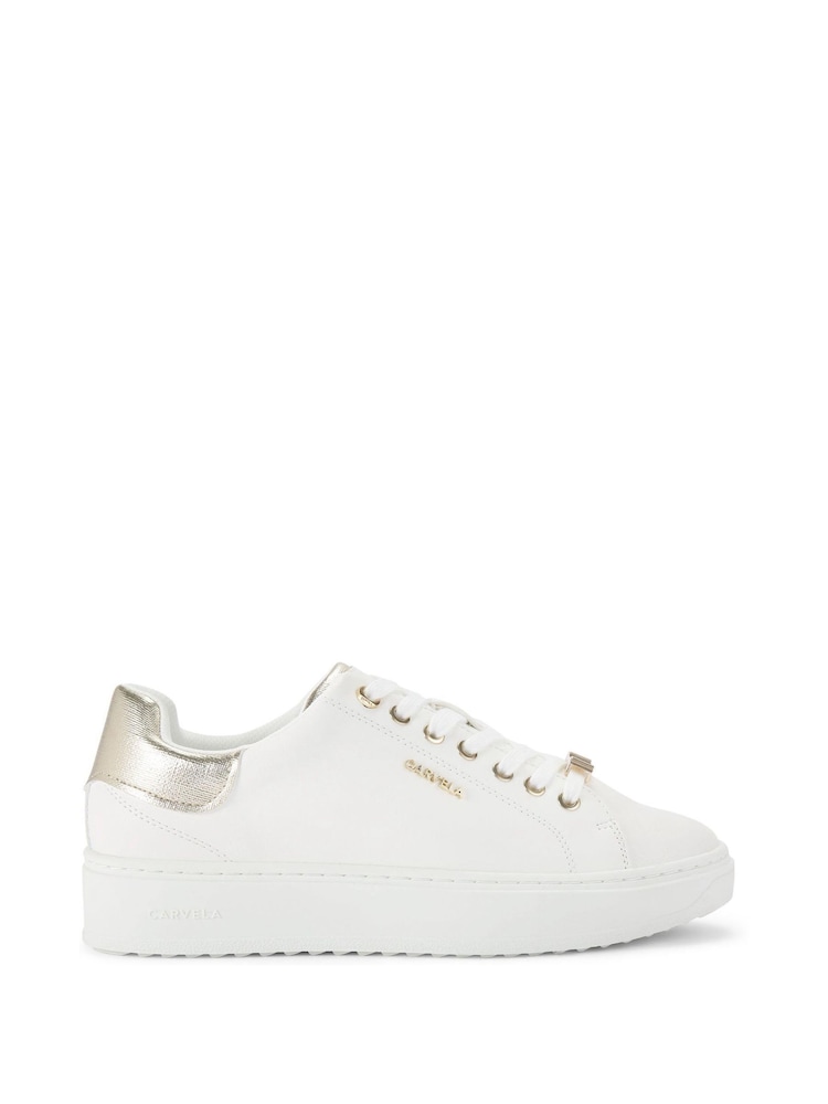 White & Pale Gold - Zapatillas Dream 2 de Carvela - Imagen 2 de 5 White & Pale Gold - Zapatillas Dream 2 de Carvela - Imagen 2 de 5