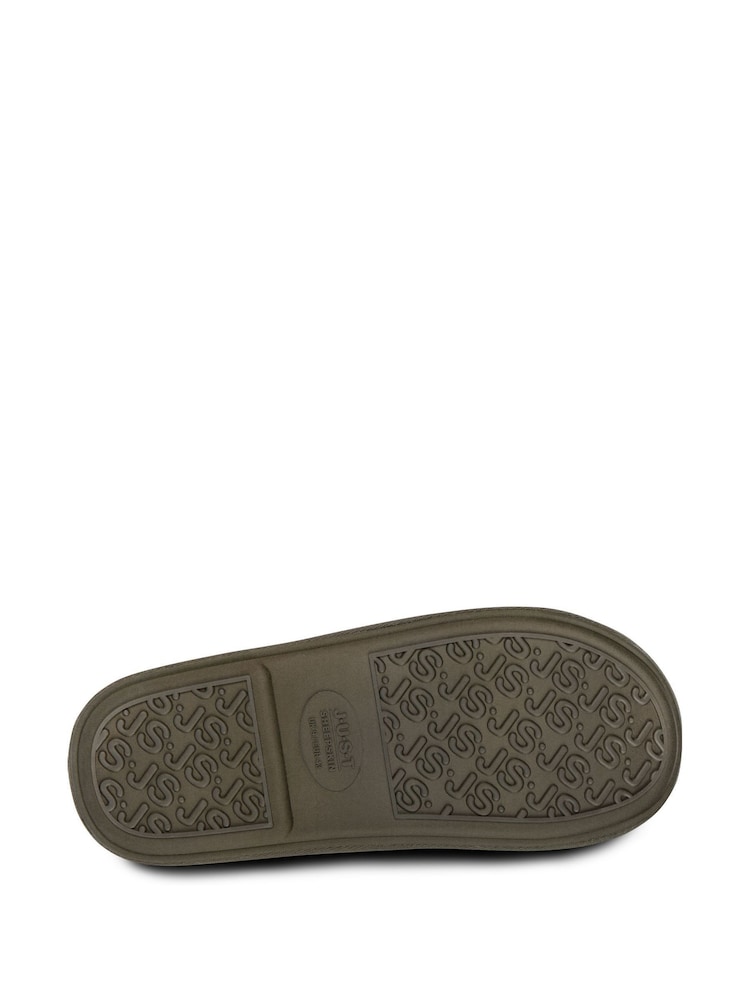 Just Sheepskin Green Mens Donmar Slippers - Image 5 of 5