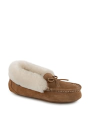 Just Sheepskin Francesca Winter Moccasin Slippers for Ladies - Image 3 of 5