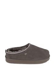 Just Sheepskin Mens Miles Swept Back Mule Slippers - Image 2 of 5