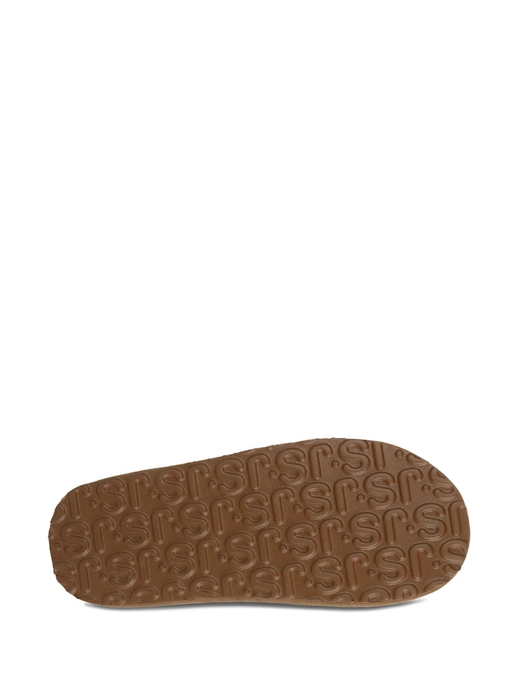 Just Sheepskin Mens Miles Swept Back Mule Slippers - Image 5 of 5