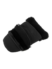 Just Sheepskin Black Ladies Nadia Stroller Mittens - Image 4 of 4