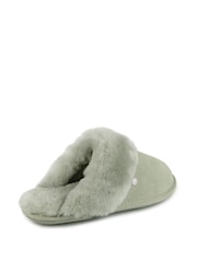 Зеленый - Just Sheepskin женские тапочки Duchess - Изображение 4 из 5