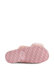 Just Sheepskin Ladies Daisy Just Sheepskin Cross Over Slider Winter Slippers - Image 5 of 5