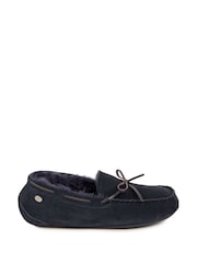 Just Sheepskin Mens Torrington Moccasin Slippers - Image 2 of 5