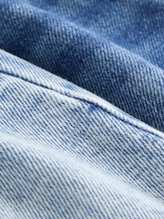 Bleu clair/bleu moyen - Denim Pull On Shorts 2 Pack (3mths-7yrs) - Image 5 de 6