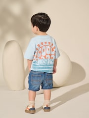 Mid Blue Denim Shorts (3mths-7yrs) - Image 3 of 7