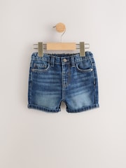 Mid Blue Denim Shorts (3mths-7yrs) - Image 4 of 7