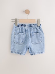 Bleu clair - Short à tirer Denim (3mths-7yrs) - Image 5 de 7