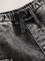 Grey Denim Cargo Shorts (3mths-7yrs) - Image 8 of 9