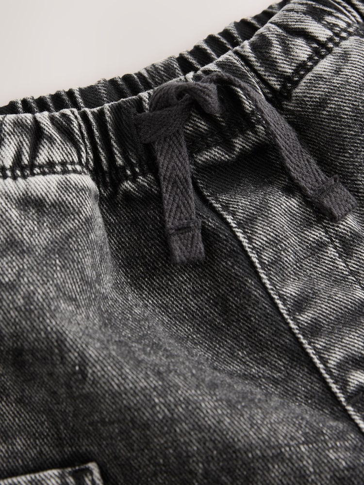 Grey Denim Cargo Shorts (3mths-7yrs) - Image 8 of 9