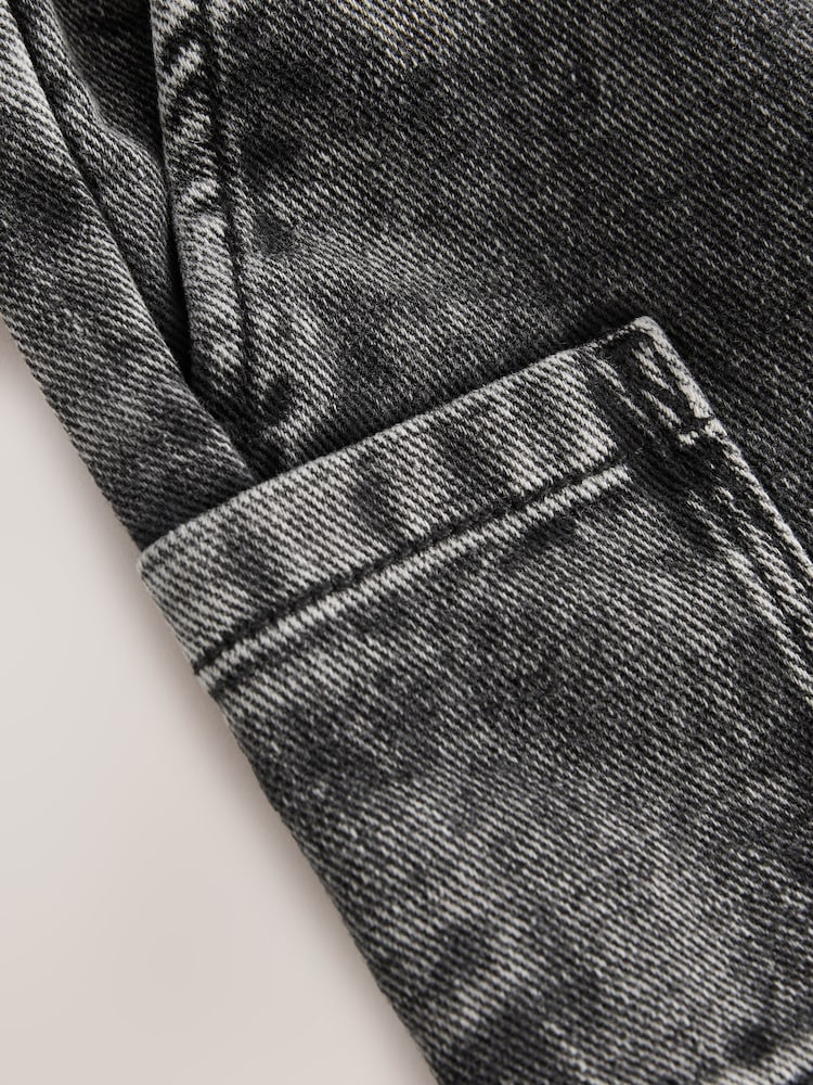 Grey Denim Cargo Shorts (3mths-7yrs) - Image 9 of 9