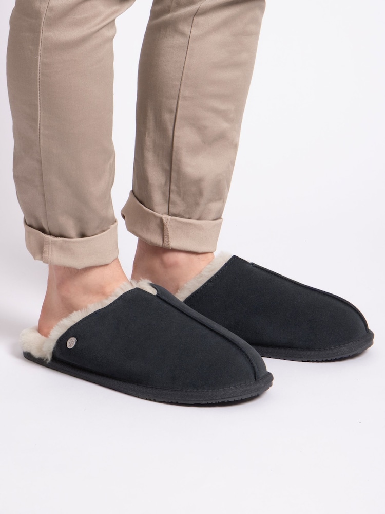 Just Sheepskin Mens Jude Mule Winter Slippers - Image 1 of 5 Just Sheepskin Mens Jude Mule Winter Slippers - Image 1 of 5