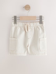 Ecru Denim Cargo Shorts (3mths-7yrs) - Image 5 of 8