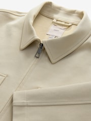 Neutral Jersey Shacket - Image 10 of 10