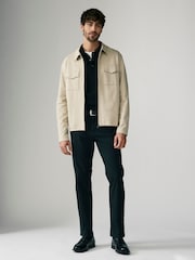 Neutral Jersey Shacket - Image 2 of 10