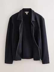 Black/Navy Cotton Blend Jersey Shackets 2 Pack - Image 10 of 13