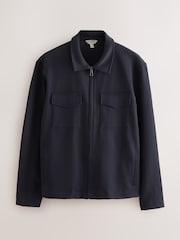 Black/Navy Cotton Blend Jersey Shackets 2 Pack - Image 11 of 13