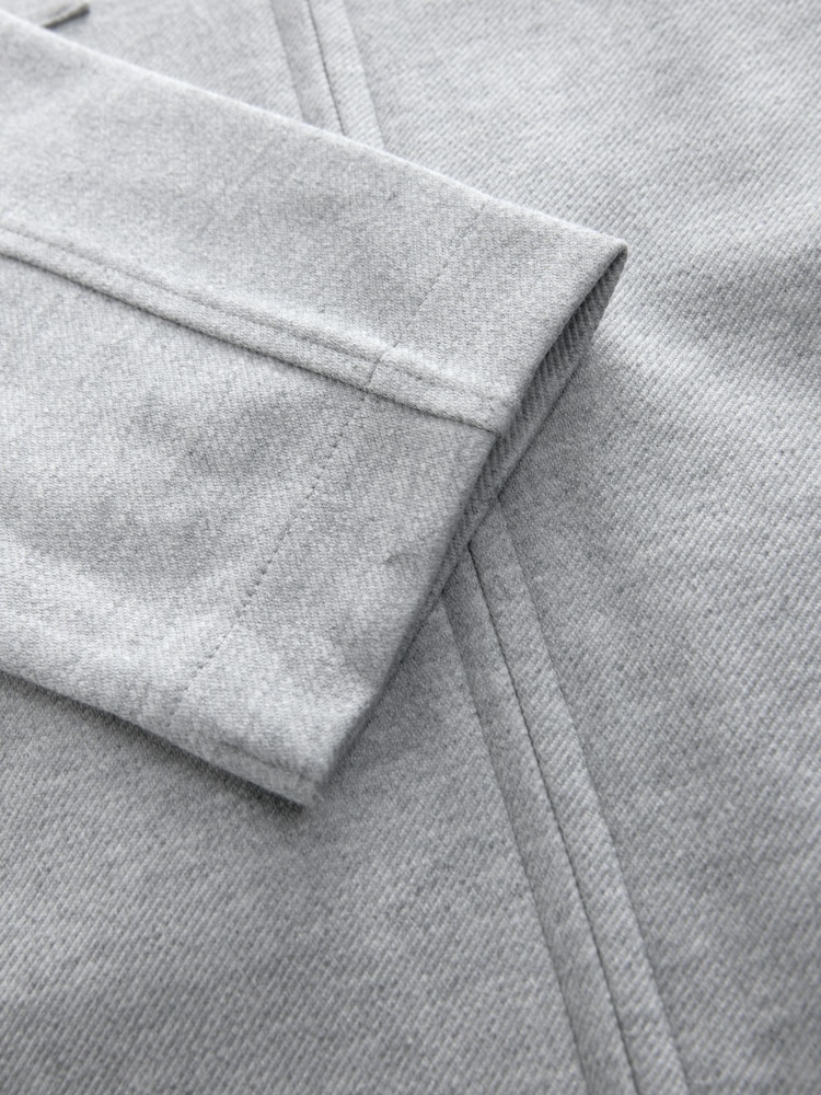 Light Grey Co-ord Jersey Shacket & Trousers 2 Pack Set - Image 11 of 13