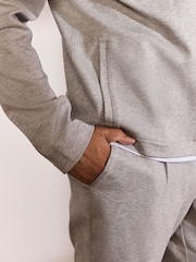 Light Grey Co-ord Jersey Shacket & Trousers 2 Pack Set - Image 5 of 13