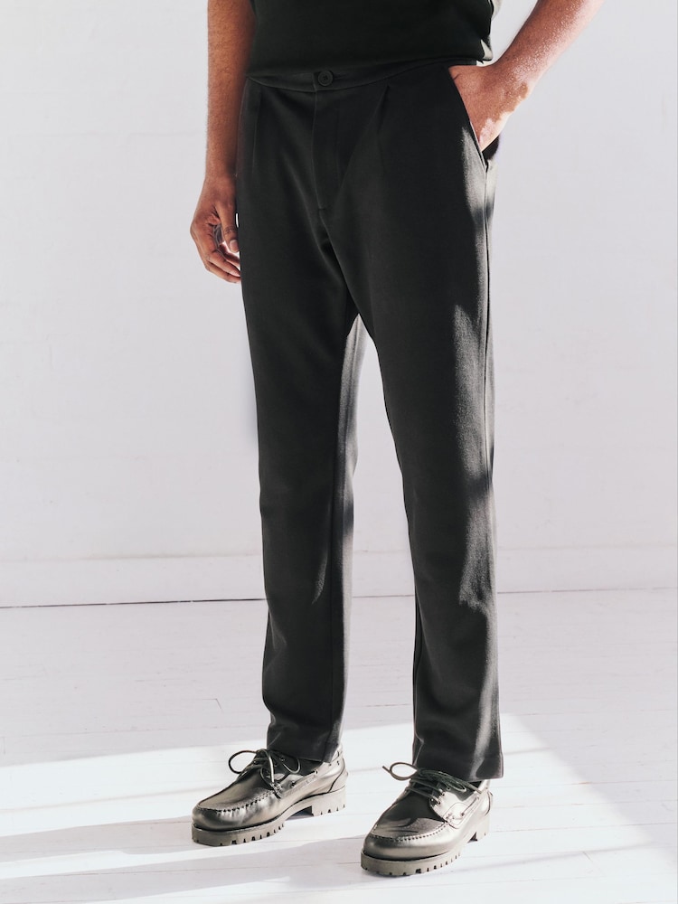 Black/Navy - Regular Fit Jersey Joggers 2 Pack - Image 2 of 13