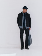 Black/Navy - Regular Fit Jersey Joggers 2 Pack - Image 4 of 13
