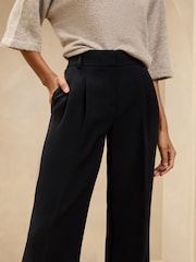 Lipsy Black Premium Wide Leg Trousers - Image 3 of 4