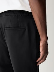 Black Cotton Blend Smart Jersey Joggers - Image 5 of 7