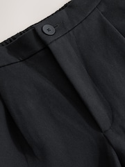 Black Cotton Blend Smart Jersey Joggers - Image 6 of 7