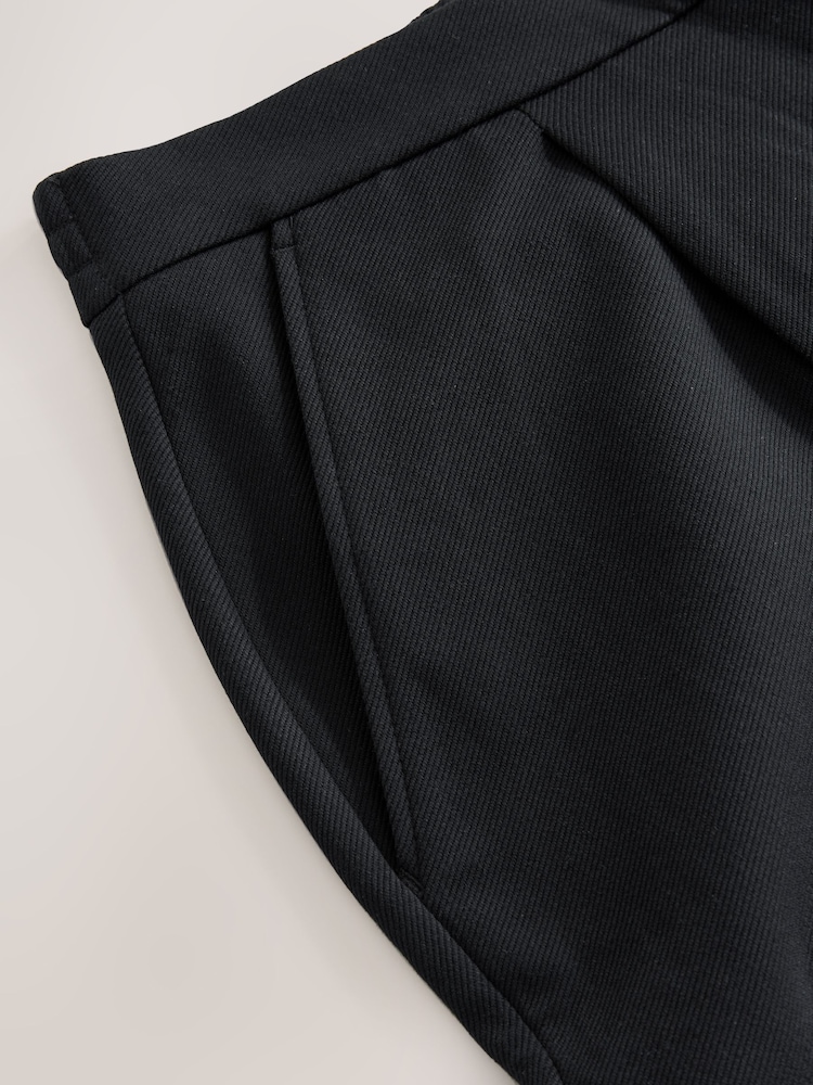 Black Cotton Blend Smart Jersey Joggers - Image 7 of 7