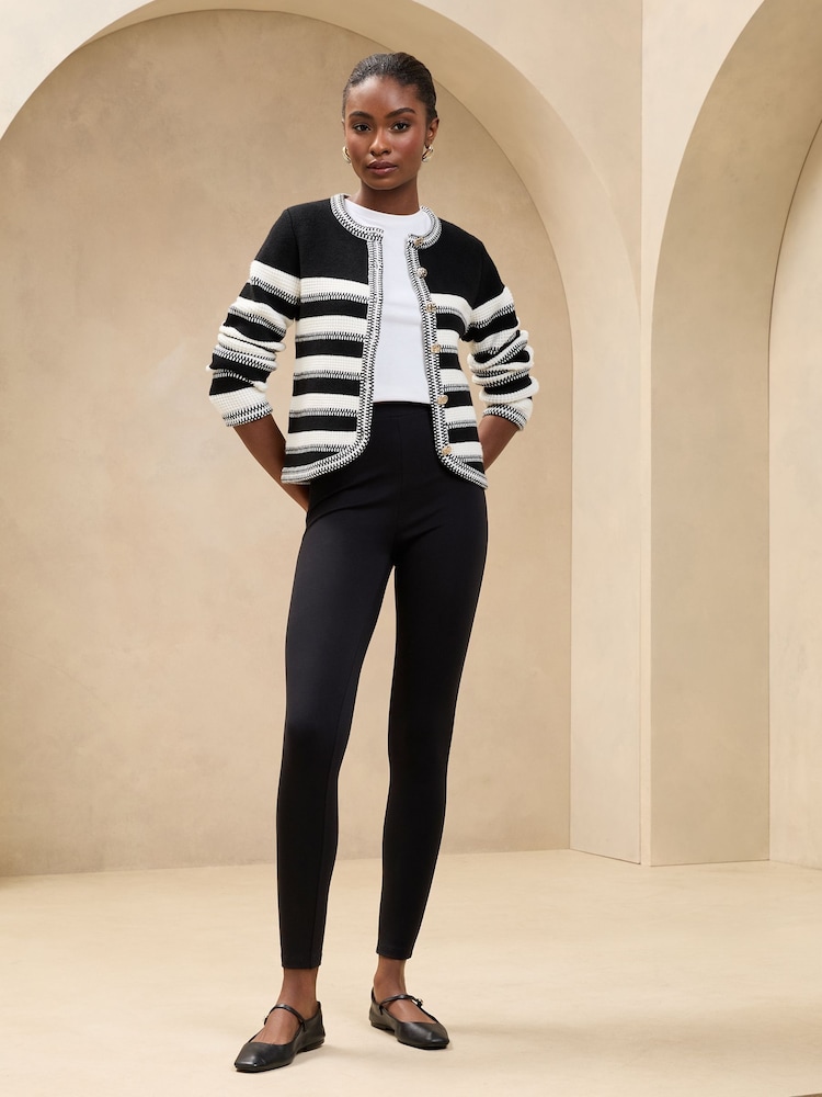 Lipsy Black Premium High Waist Leggings - Image 1 of 4