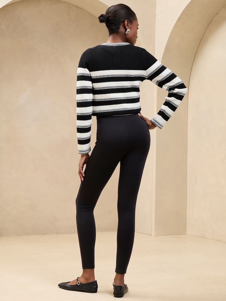Lipsy Black Premium High Waist Leggings - Image 4 of 4