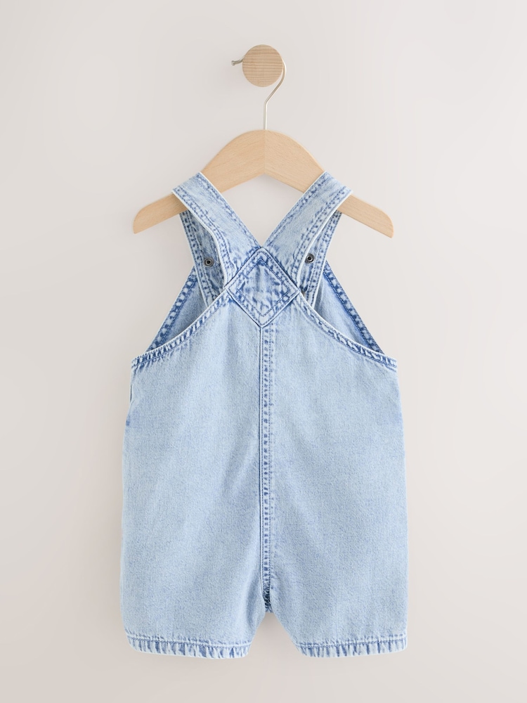 Light Blue Denim Slouch Dungarees (3mths-7yrs) - Image 5 of 7