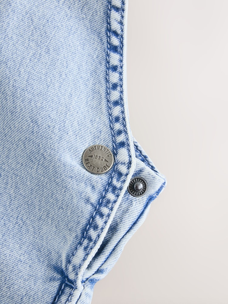 Light Blue Denim Slouch Dungarees (3mths-7yrs) - Image 6 of 7