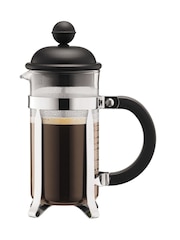 Bodum Black Caffettiera French Press Coffee Maker With Plastic Lid 3 Cup 12oz - Image 3 of 4