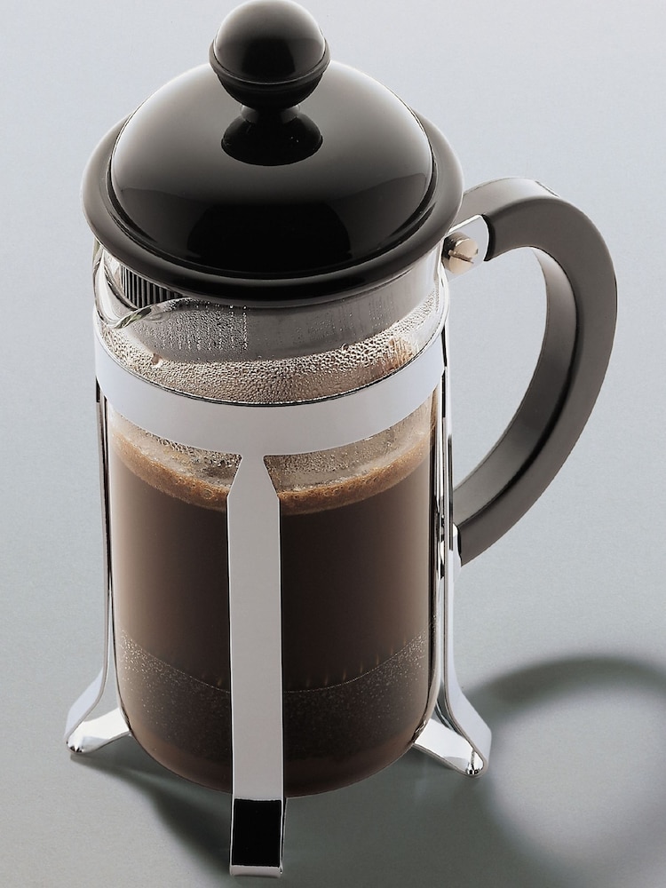 Bodum Black Caffettiera French Press Coffee Maker With Plastic Lid 3 Cup 12oz - Image 4 of 4 Bodum Black Caffettiera French Press Coffee Maker With Plastic Lid 3 Cup 12oz - Image 4 of 4