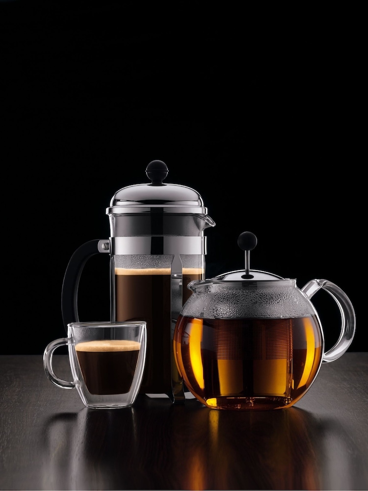 Bodum Chrome Tea Press with Stainless Steel Filter 51oz - Image 1 of 3 Bodum Chrome Tea Press with Stainless Steel Filter 51oz - Image 1 of 3