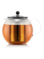 Bodum Chrome Tea Press with Stainless Steel Filter 51oz - Image 2 of 3