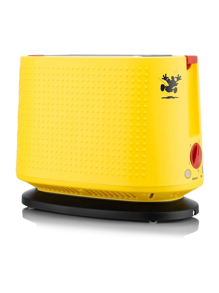 Bodum Yellow Disney Mickey BISTRO 2 Slice Toaster - Image 2 of 4 Bodum Yellow Disney Mickey BISTRO 2 Slice Toaster - Image 2 of 4