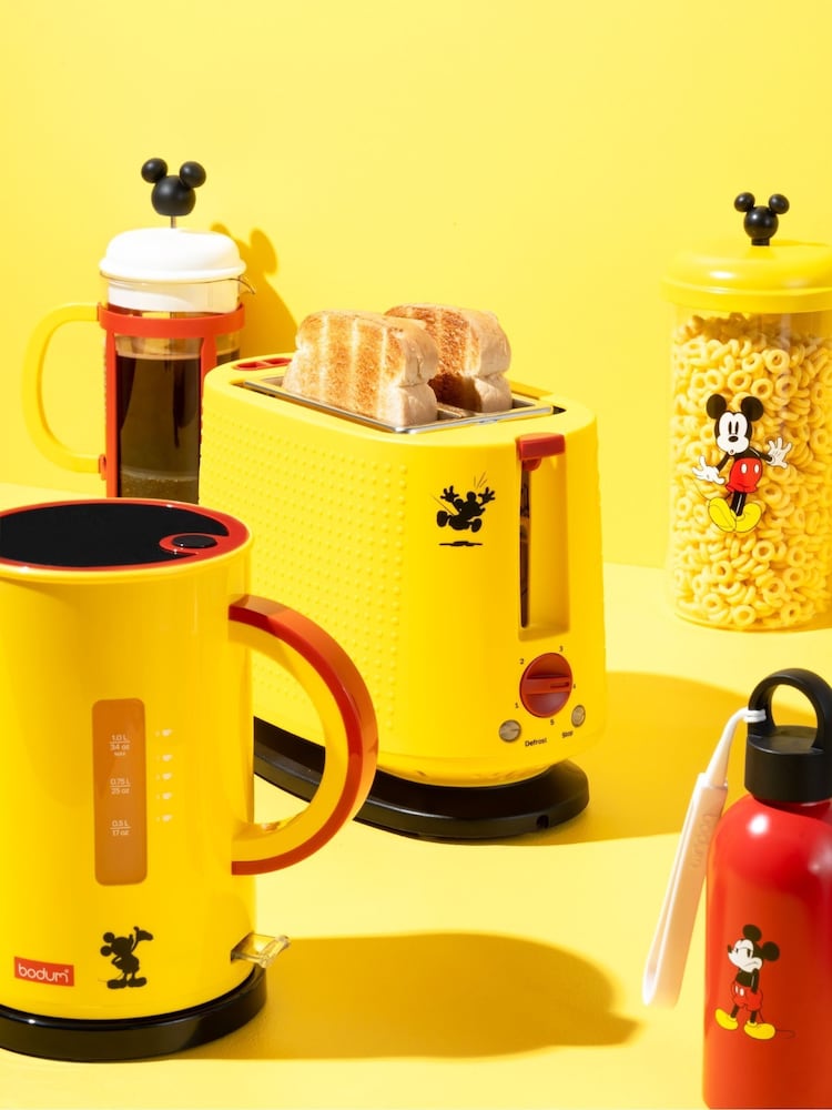 Bodum Yellow Disney Mickey BISTRO 2 Slice Toaster - Image 4 of 4 Bodum Yellow Disney Mickey BISTRO 2 Slice Toaster - Image 4 of 4