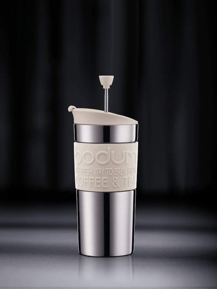 Bodum Off white Small Travel Press Vacuum Coffee Maker 0.35L - Image 1 of 3 Bodum Off white Small Travel Press Vacuum Coffee Maker 0.35L - Image 1 of 3