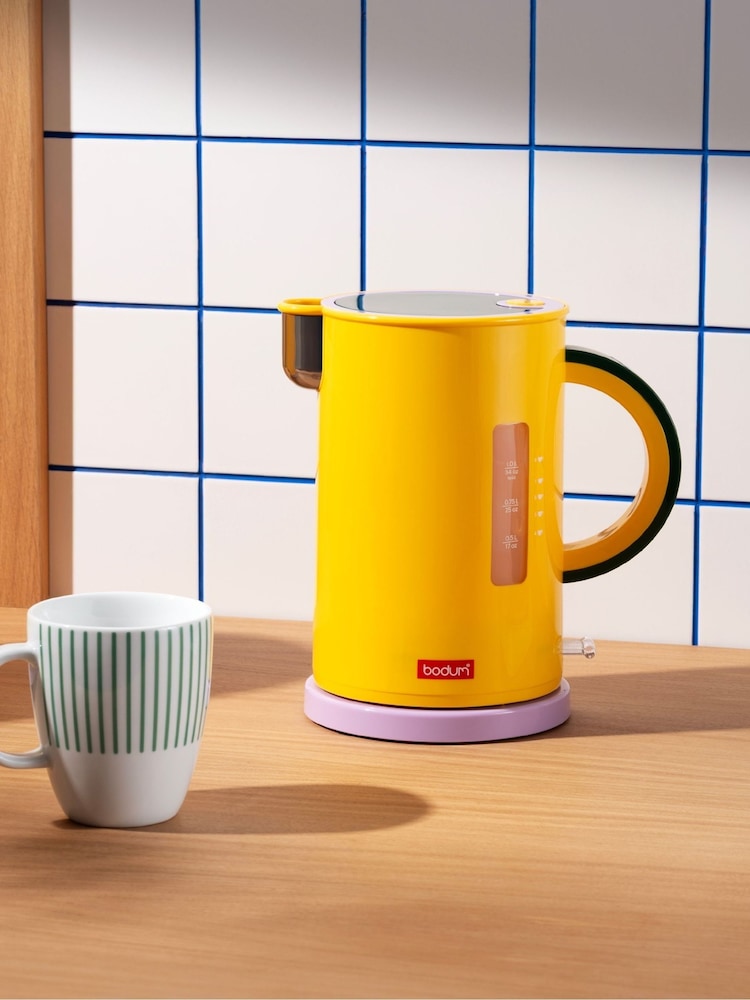 Bodum Yellow Mix ETTORE Electric Water Kettle 1.0L - Image 1 of 4 Bodum Yellow Mix ETTORE Electric Water Kettle 1.0L - Image 1 of 4