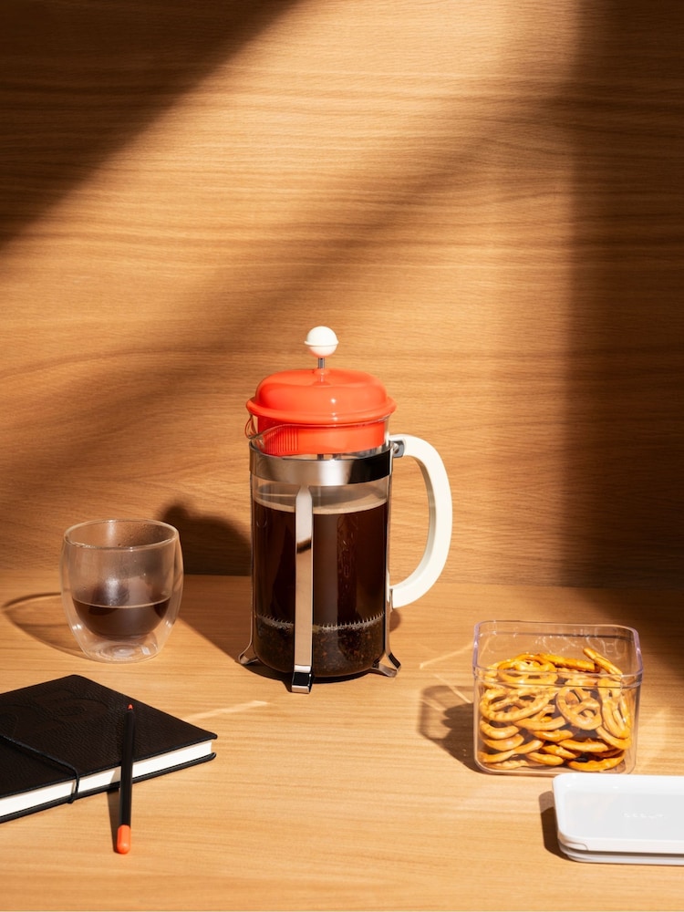 Bodum Bright Coral Caffettiera French Press Coffee Maker 8 cup 34oz - Image 1 of 4