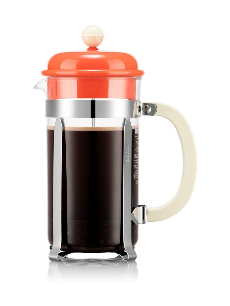 Bodum Bright Coral Caffettiera French Press Coffee Maker 8 cup 34oz - Image 2 of 4