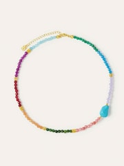 Tono dorado jade multicolor - Collar de cuentas turquesas Felice de Ottoman Hands - Imagen 4 de 5