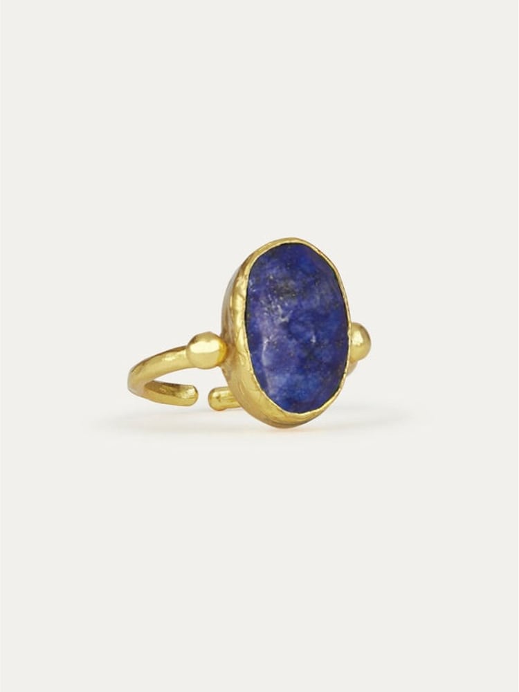 Ottoman Hands Gold AureliaLapis Cocktail Ring - Image 3 of 3 Ottoman Hands Gold AureliaLapis Cocktail Ring - Image 3 of 3