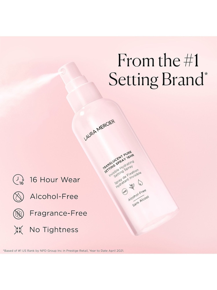 Laura Mercier Translucent Pure Setting Spray 16HR 100ml - Image 5 of 5