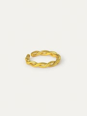 Ottoman Hands Gold Blair Chain Stacking Ring - Image 1 of 3