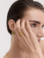 Ottoman Hands Gold Feather Ring - Larawan 3 ng 6